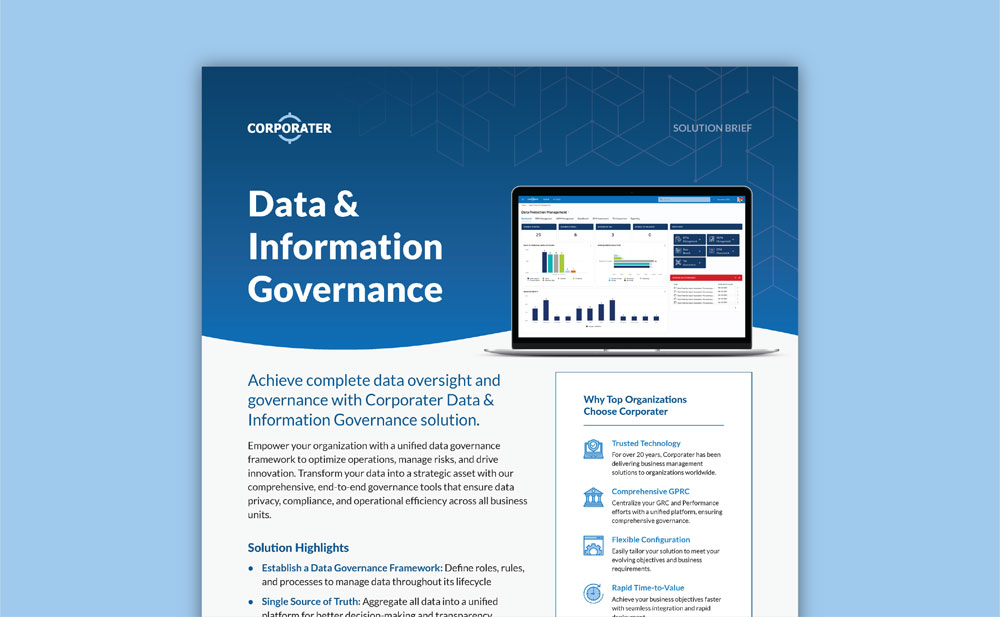 Corporater_Data-And-Information-Governance_SolutionBrief