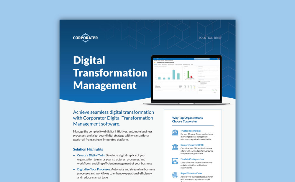 Corporater_Digital-Transformation-Management_SolutionBrief