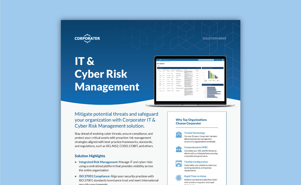 Corporater_IT-And-Cyber-Risk-Management_SolutionBrief