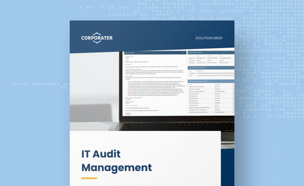 IT Audit Management Software | Audit Management Solutions | Corporater