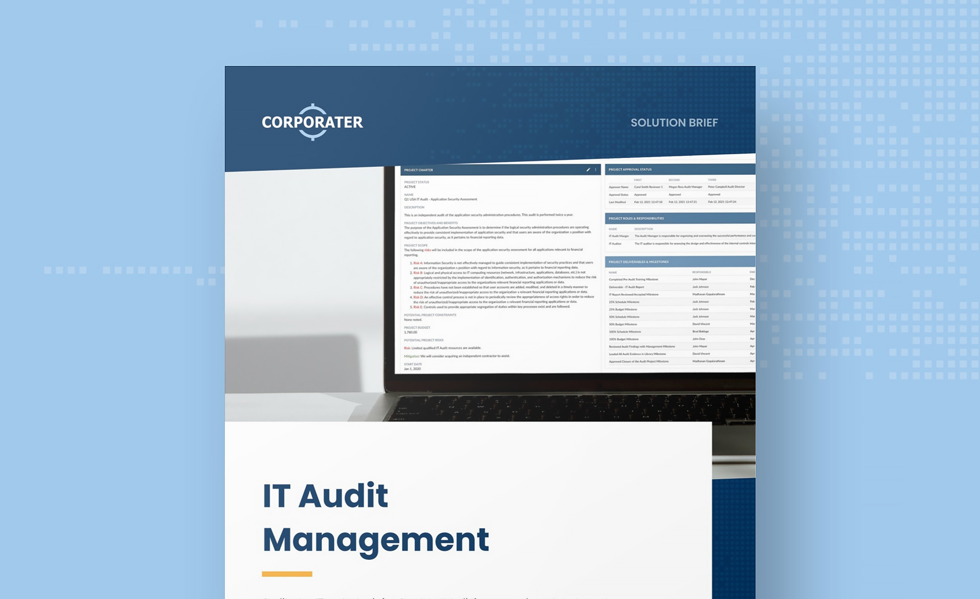 Corporater_IT-Audit-Management_SolutionBrief