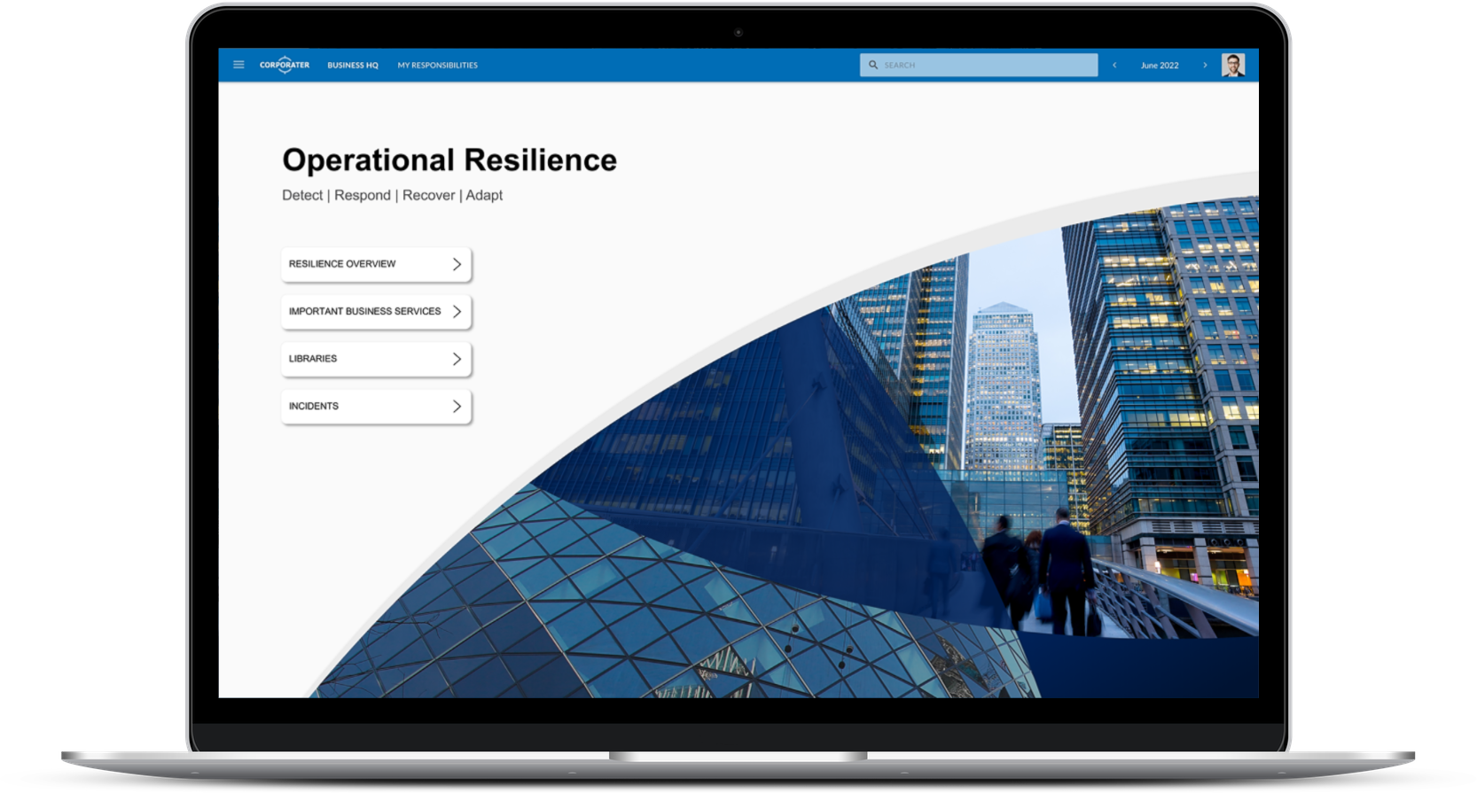 Corporater_Operational-Resilience-software-Laptop-