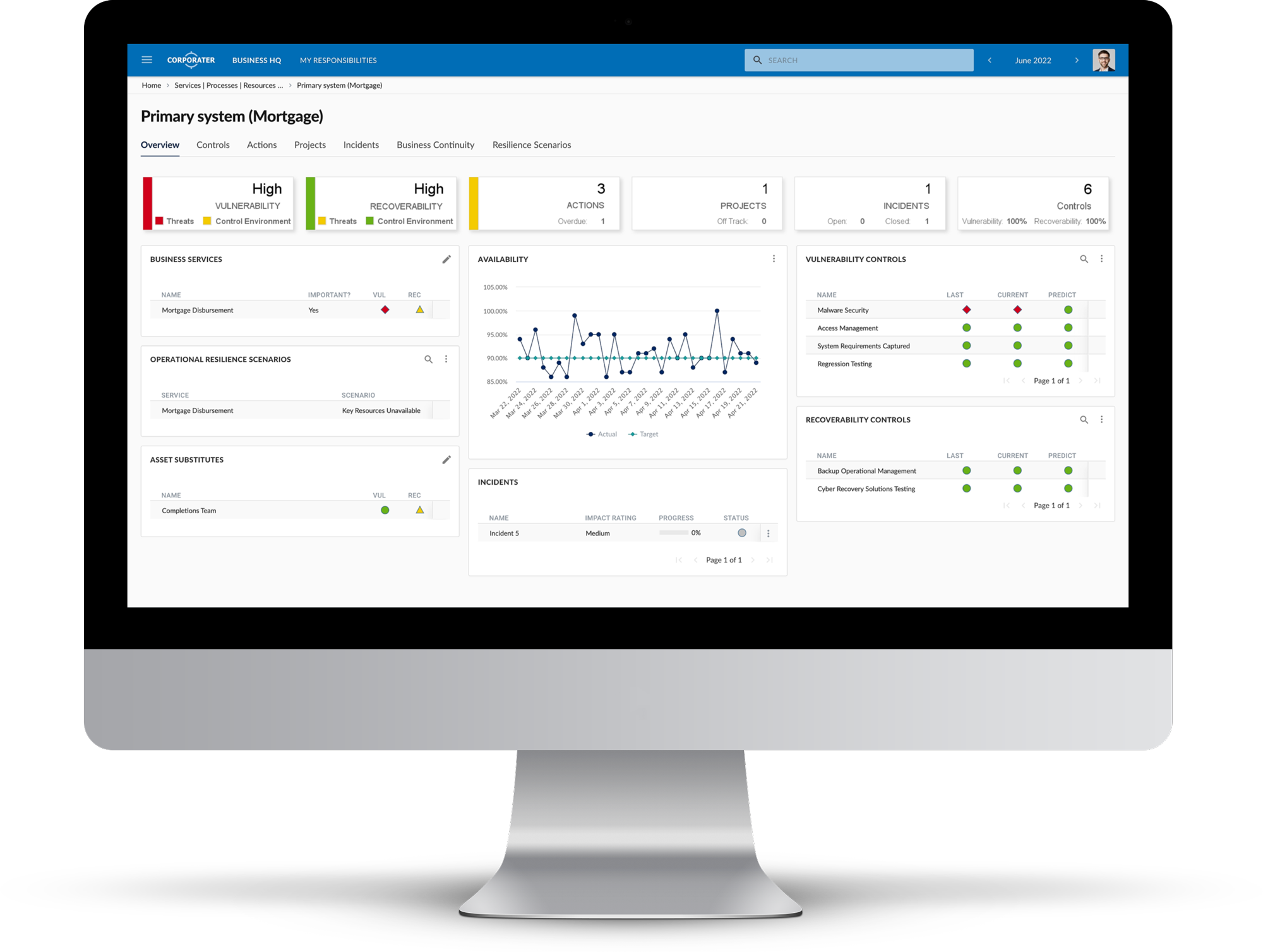 Corporater_Operational-Resilience-software_Desktop