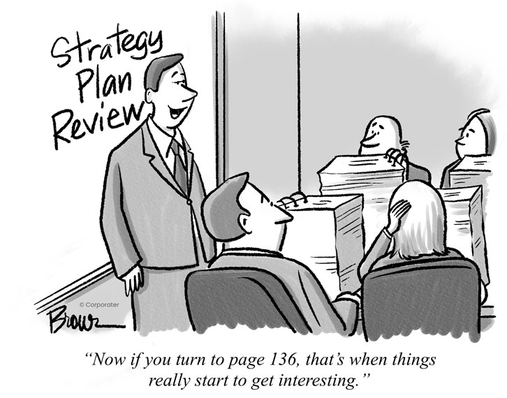 Living the Strategy | Business in Cartoons | Corporater