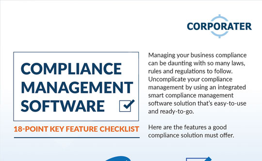 Checklist for a Good Compliance Management Software