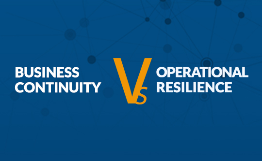 difference between business continuity and operational resilience