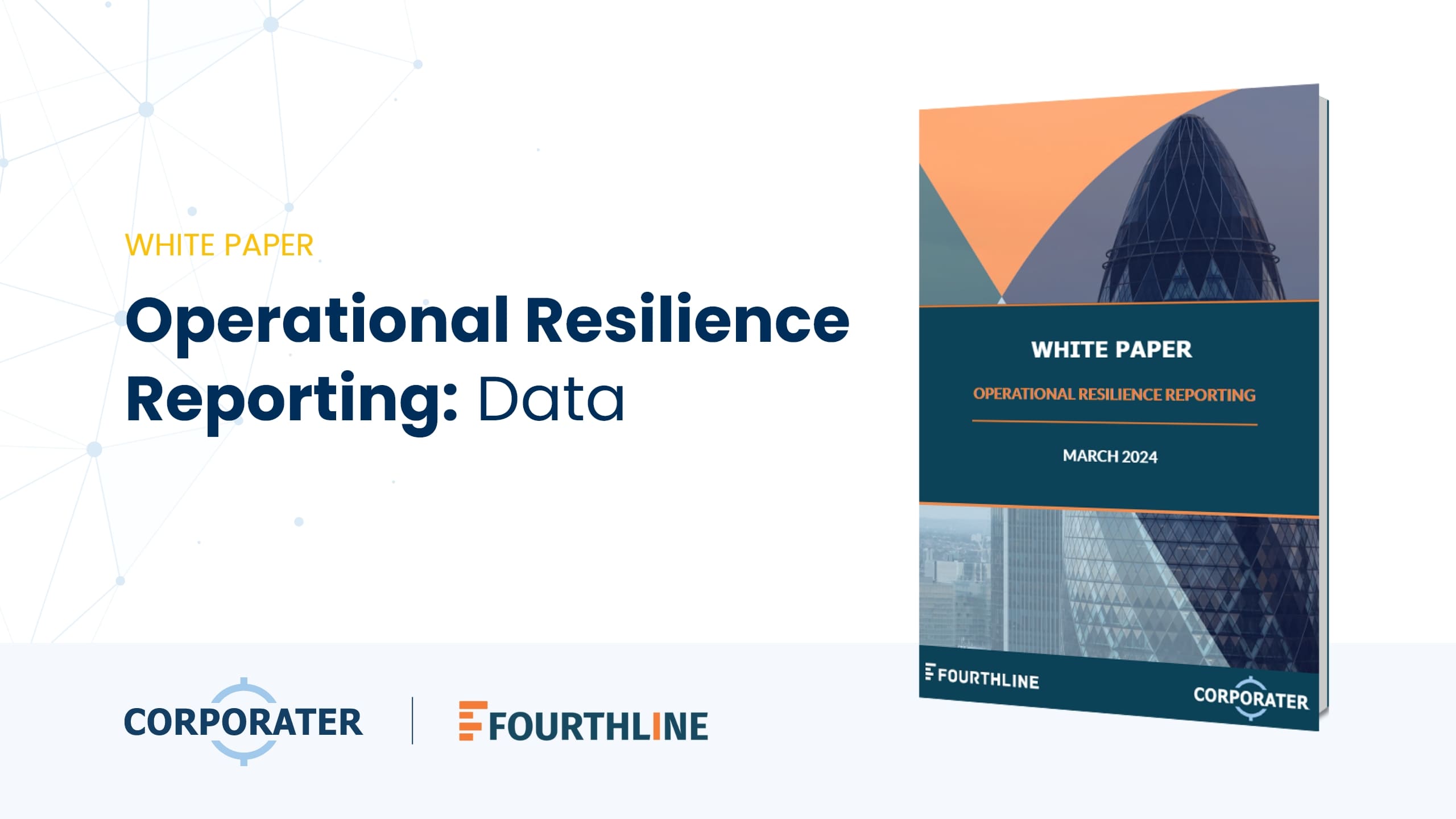 Operational Resilience Reporting: Data