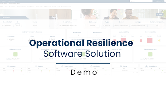 Operational Resilience Solution Demo