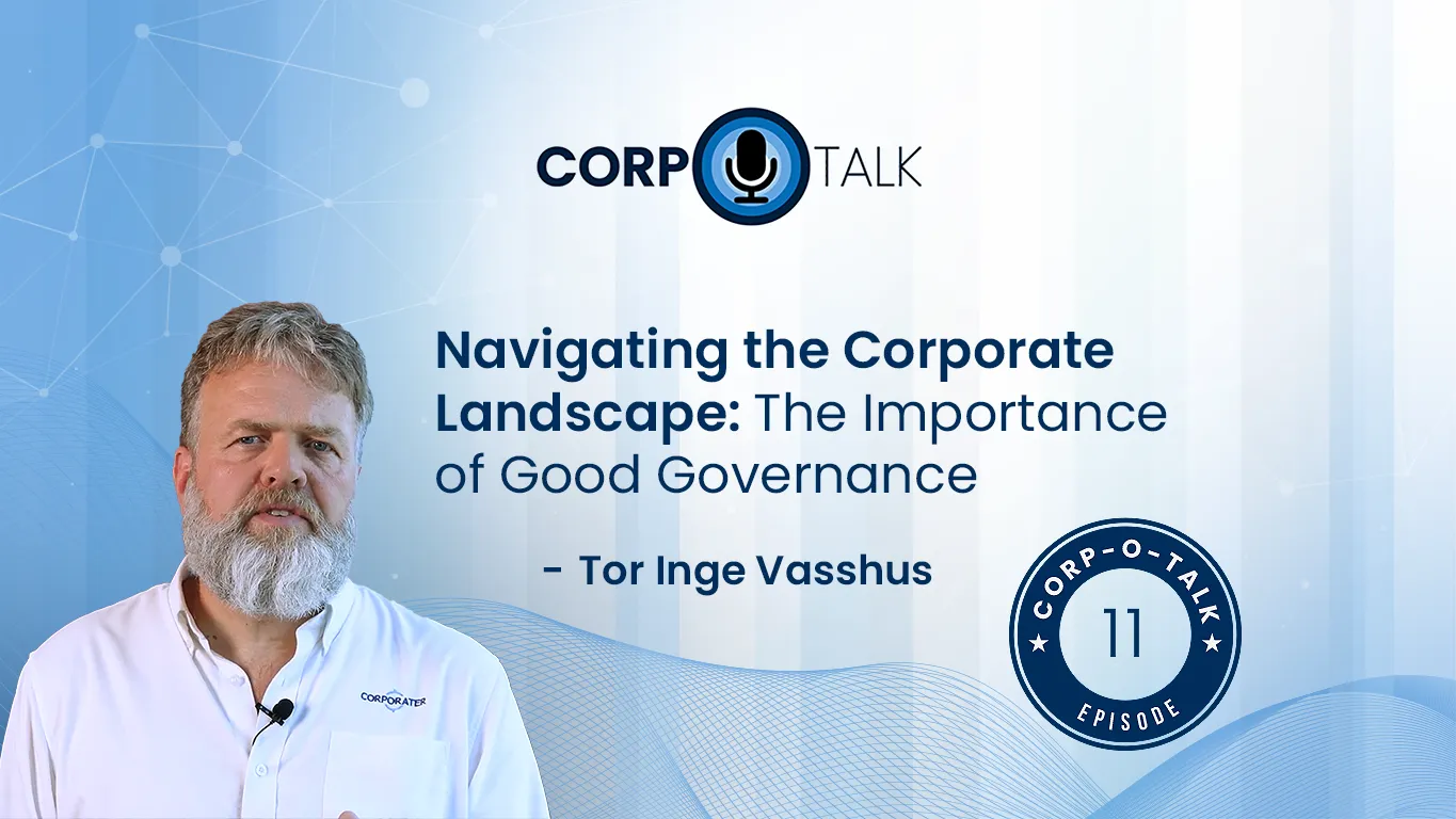Corp-O-Talk E11 – Sich in der Unternehmenslandschaft zurechtfinden Die Bedeutung guter Unternehmensführung sm